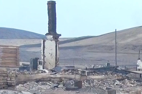 Село Шивия в Забайкалье сгорело дотла
