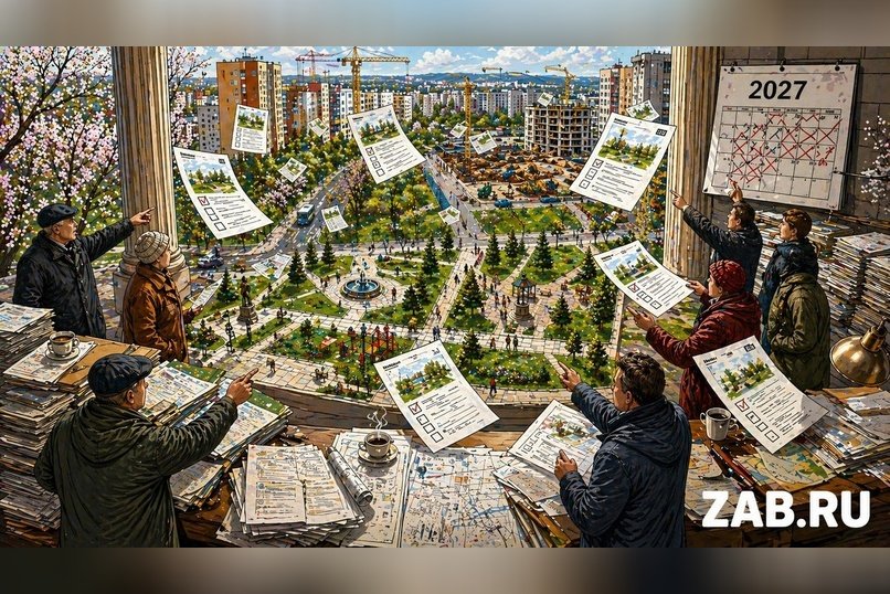 Читинцы выбирают, какой сквер спасти от запустения в 2027 году