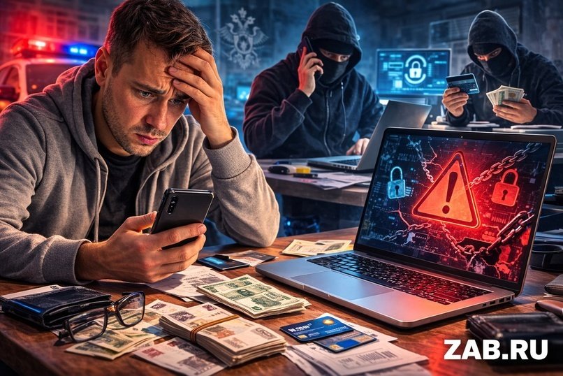 Забайкальцы потеряли больше 2 миллионов рублей из-за мошенников