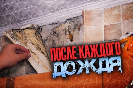 Дети дышат плесенью из-за дырявой крыши