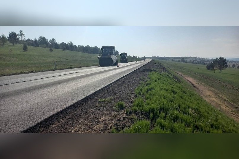 Дорожники в регионе устраивают слои износа на трассе «Байкал»