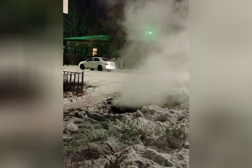 Подъезд дома в пгт Забайкальск топит кипятком