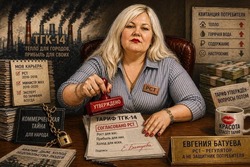 Подпись под тарифом. Почему в истории ТГК-14 нельзя обойти Евгению Батуеву