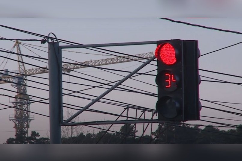 Светофор не будет работать на одном из перекрестков Читы