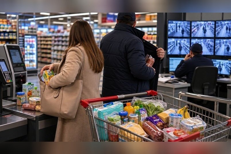 В Забайкалье чиновница и железнодорожник воровали продукты из супермаркета