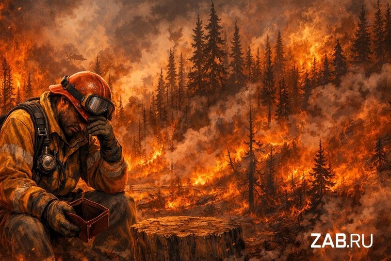 В самом горимом регионе России не хватает людей тушить леса