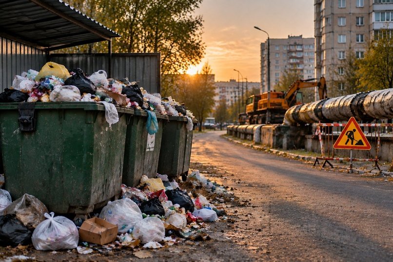 Прокуратура проверяет жалобы читинцев на заваленные мусором контейнерные площадки