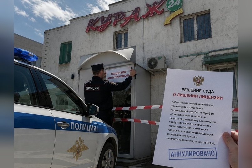 «Кураж 24» остался без алкоголя: наказали лишением лицензии за ночную торговлю