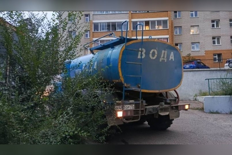 Ремонтные работы не помогли вернуть водоснабжение в один из домов Читы