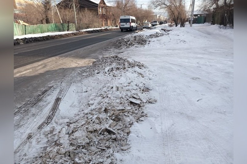 Плановые работы по очистке улиц от снега продолжаются в Чите