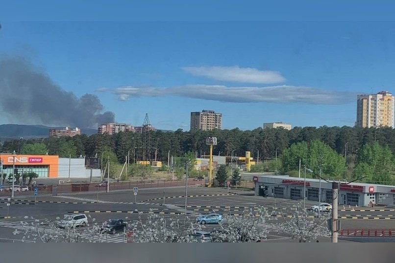 Пожар на мусорном полигоне в Ивановке ещё тушат