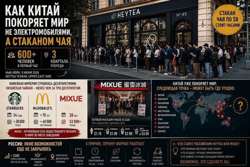 Как Китай покоряет мир не электромобилями, а стаканом чая