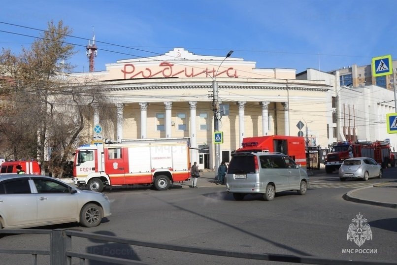 В читинском театре отработали действия при пожаре