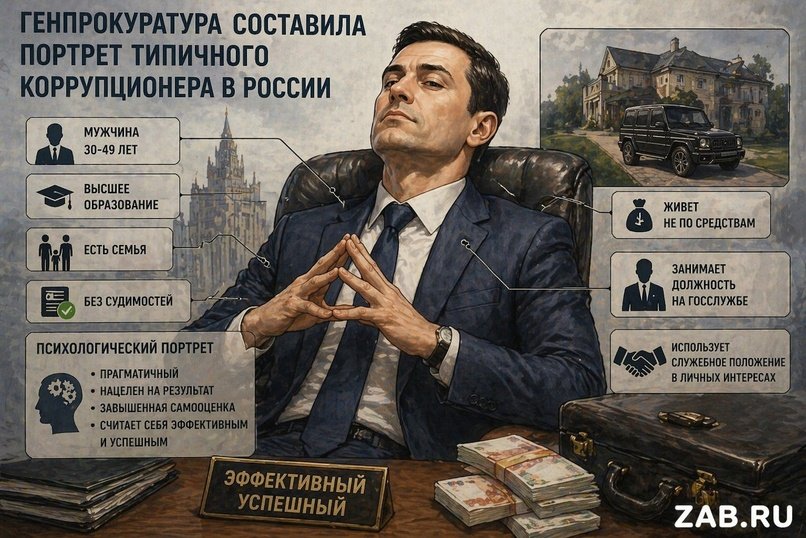 Генпрокуратура нарисовала портрет российского взяточника: неожиданный результат