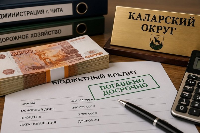 Долг платежом красен: Чита досрочно вернула займ в 250 миллионов Каларскому округу