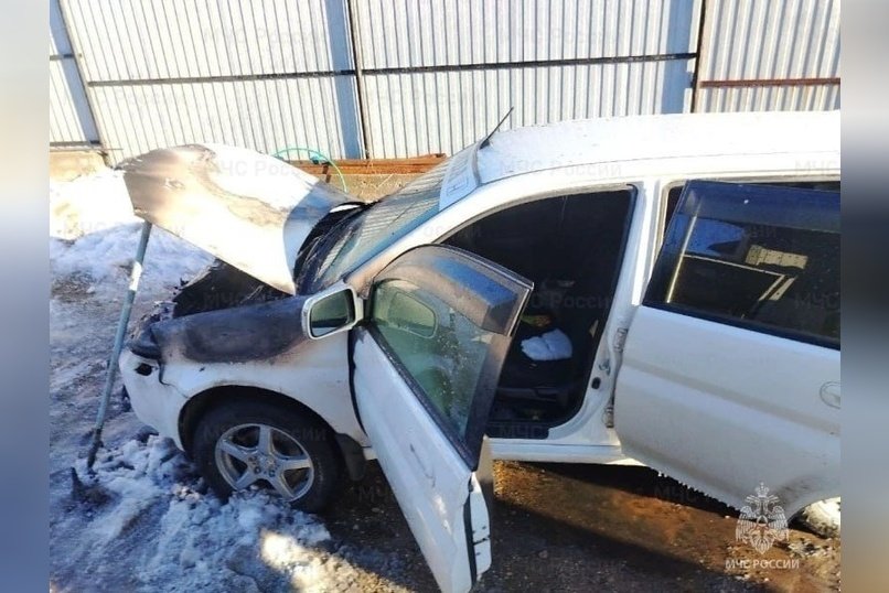 В регионе за прошлую неделю пожарные шесть раз тушили горящие автомобили