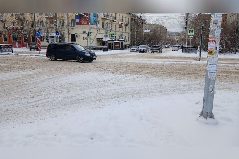 Очевидцы: переходить дороги в Чите опасно и сложно