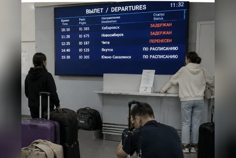 Летевших в Читу пассажиров бросили в аэропорту после переноса рейса