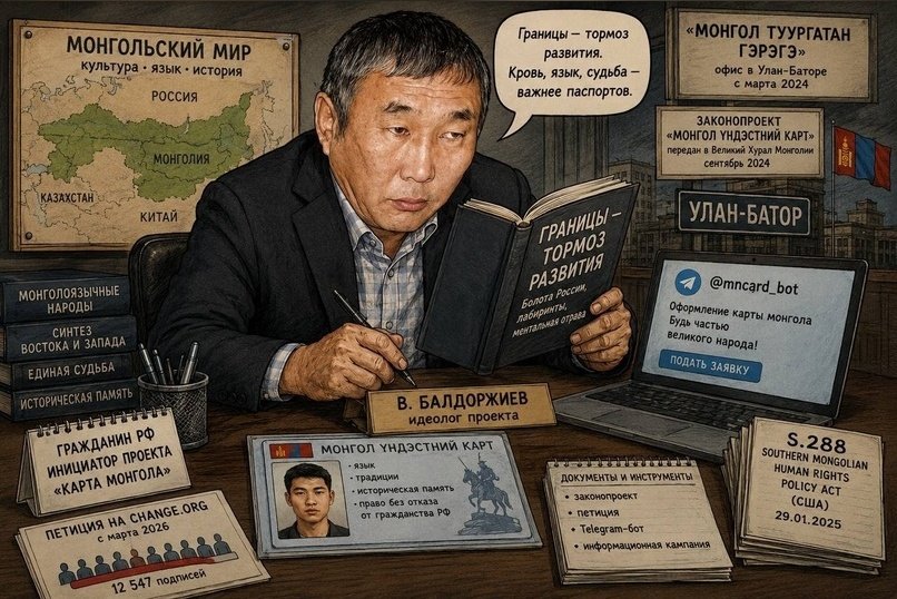 Карта монгола. Кто чертит новую идентичность внутри России