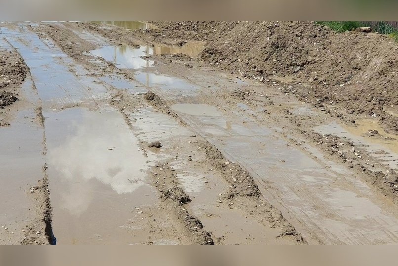 Жители округа обратились к Осипову с просьбой восстановить разрушенную дорогу
