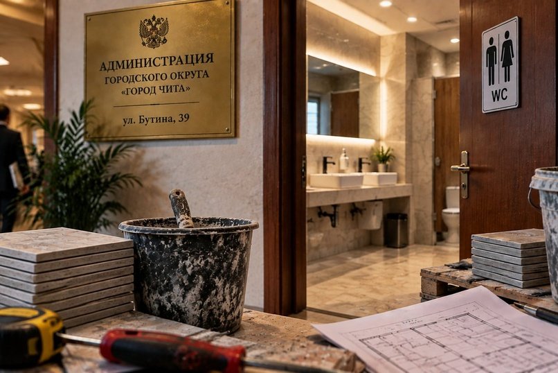 Миллион за комфорт: именно столько администрация Читы хочет потратить на ремонт туалета