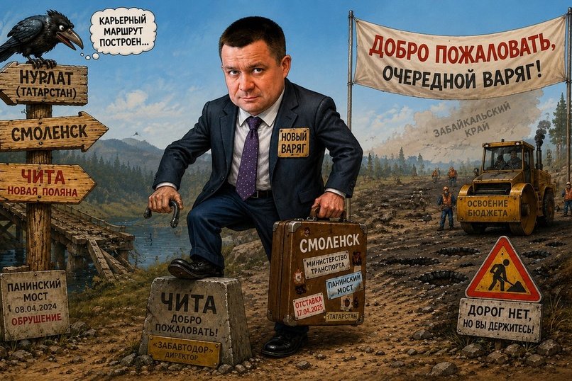 Усманов возглавил «Забавтодор»: очередной варяг сo смоленским шлейфом прибыл в Читу