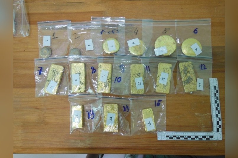 Контрабанду золотых слитков стоимостью более 47 млн рублей пресекли в Забайкалье