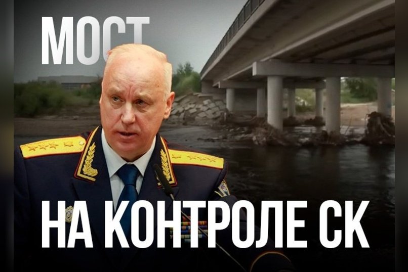 Бастрыкин взял на контроль проверку аварийного моста в Чите