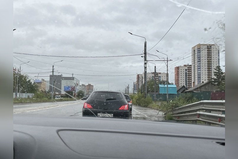 Пробка образовалась на Карповском тракте