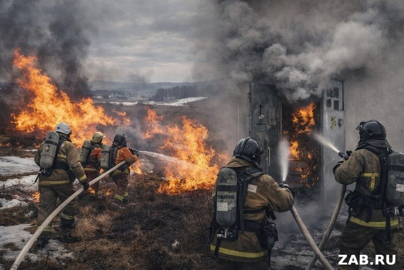 В Забайкалье за сутки горели почти 839 гектаров