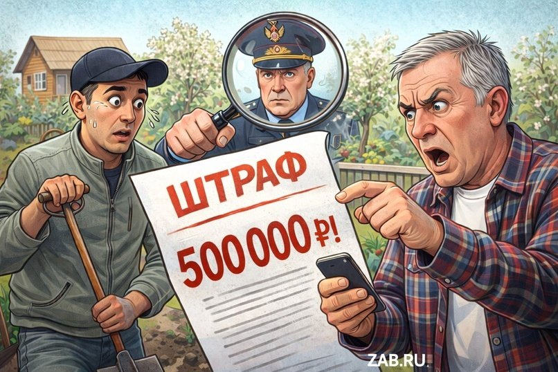 Полмиллиона штрафа за «работника» на даче! МВД предупреждает дачников