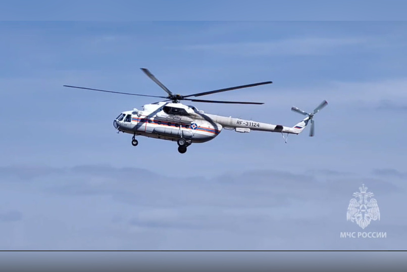 Вертолёт Ми-8 заступил на дежурство в Забайкалье