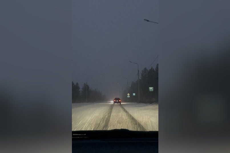 Водители отмечают плохую видимость на дорогах