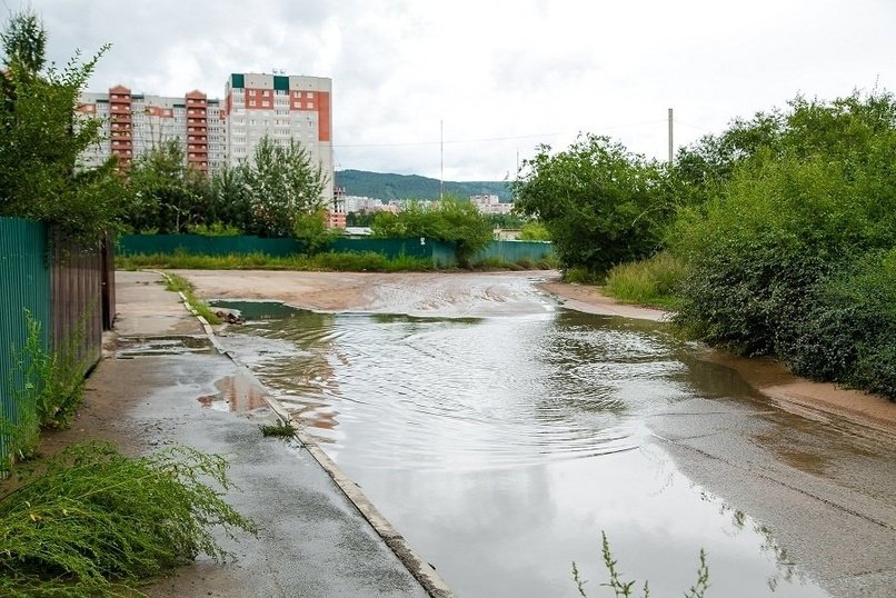 В посёлке Курорт-Дарасун размыло дороги