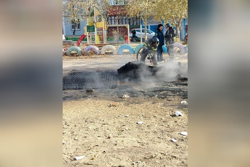 Дым от пожара заметили в Чите