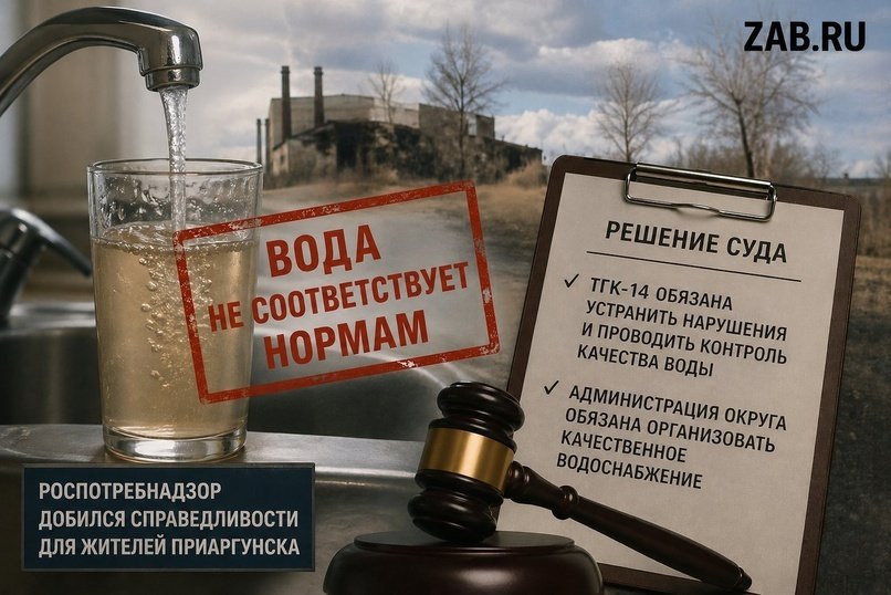 ТГК-14 больше года не проверяла воду в Приаргунске — 8 тысяч жителей пили неизвестно что